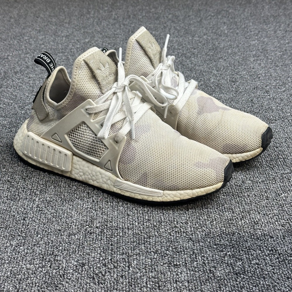 Adidas NMD XR1 White Duck Camo BA7233 Men's Size 7 Shoes Athletic Running